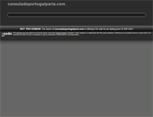 Tablet Screenshot of consuladoportugalparis.com